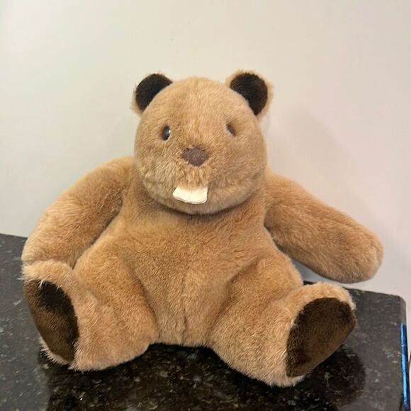Gund 1985 Beaver Stuffed Animal Toy plush 11” - Picture 1 of 8